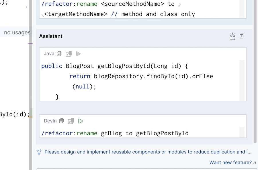 AutoDev Refactor