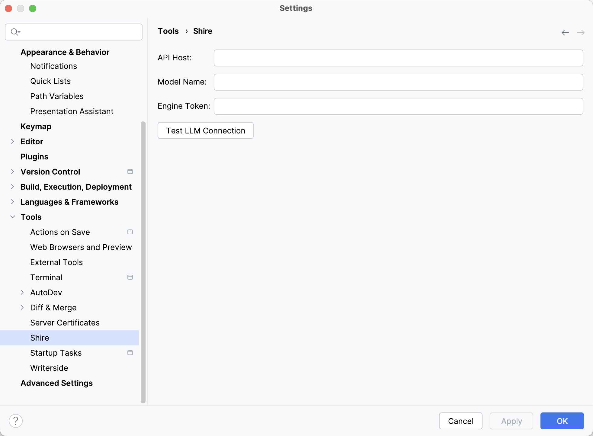 Shire Configure